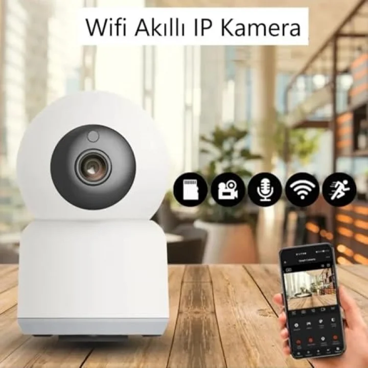 Wi-fi Kamera Fhd Bebek Bakıcı Kamera Cata Akıllı Ip Kamera Çift Yön Ses Hareket Algılama Gece Görüş
