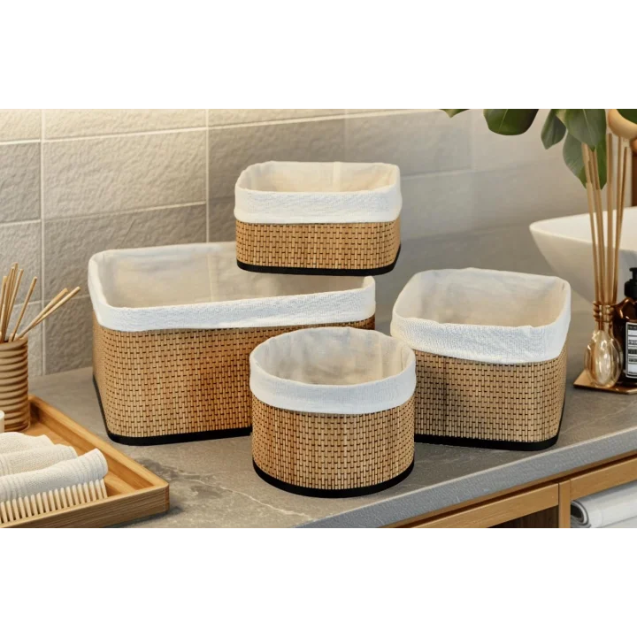 Wicker Premium Serisi 4lü Set Organizer