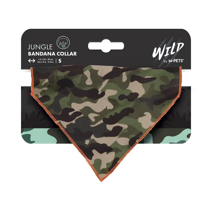WILD JUNGLE BANDANA COLLAR (S)