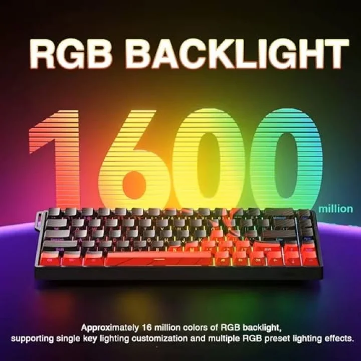 Win60 He Max Manyetik Klavye Rapid Trigger Wing Chun Switch 8000Hz RGB TKL Hot Swap Oyuncu Klavyesi Kırmızı