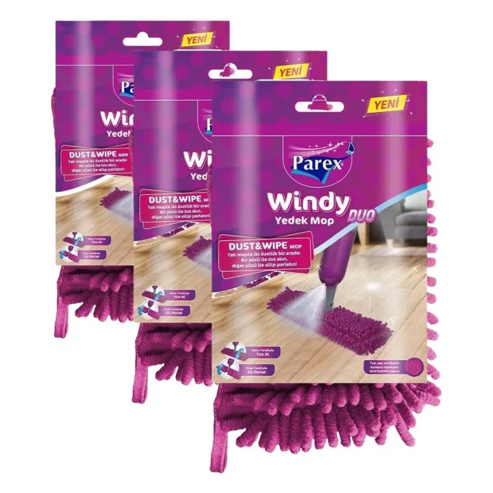 Windy Duo Dust & Wipe Yedek Mop