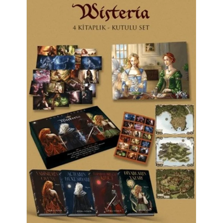 Wisteria Serisi 4 Kitap (Hediyeli Kutu)