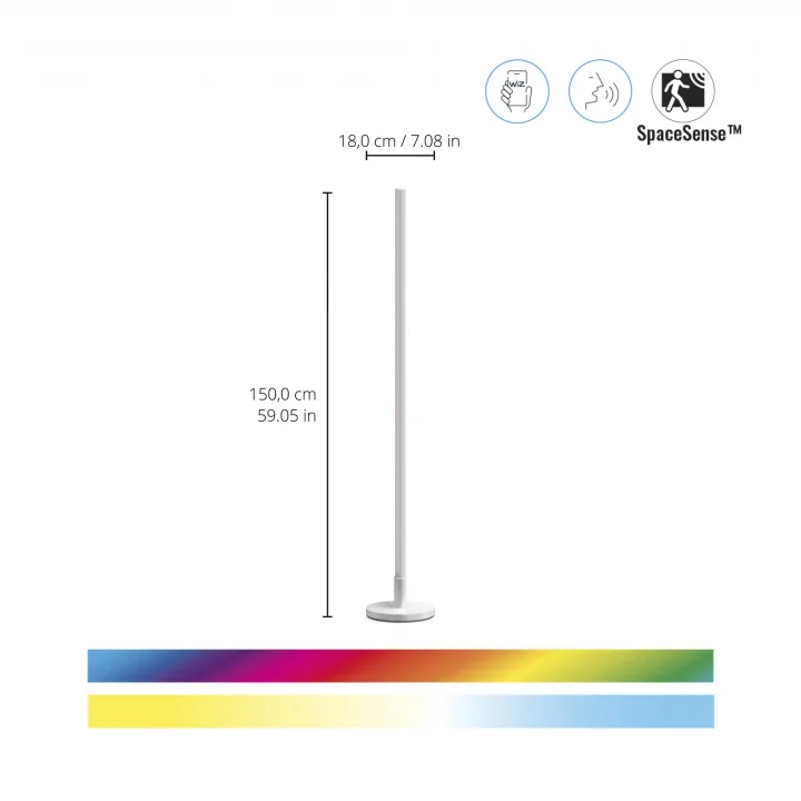 WİZ Wi-Fi BLE Floor Lamp EU Type C (Philips Aydınlatma Garantili)