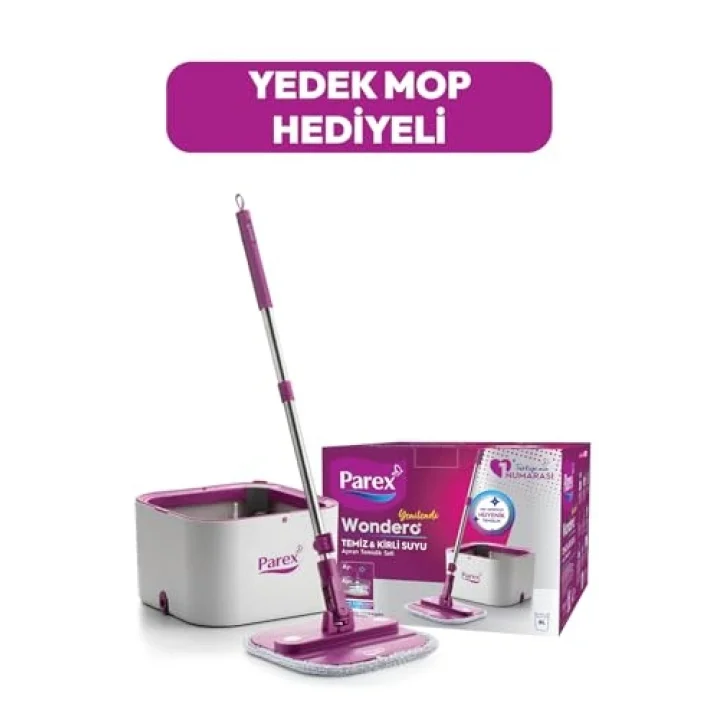 Wondero Otomatik Temizlik Seti Yedek Mop Hediyeli
