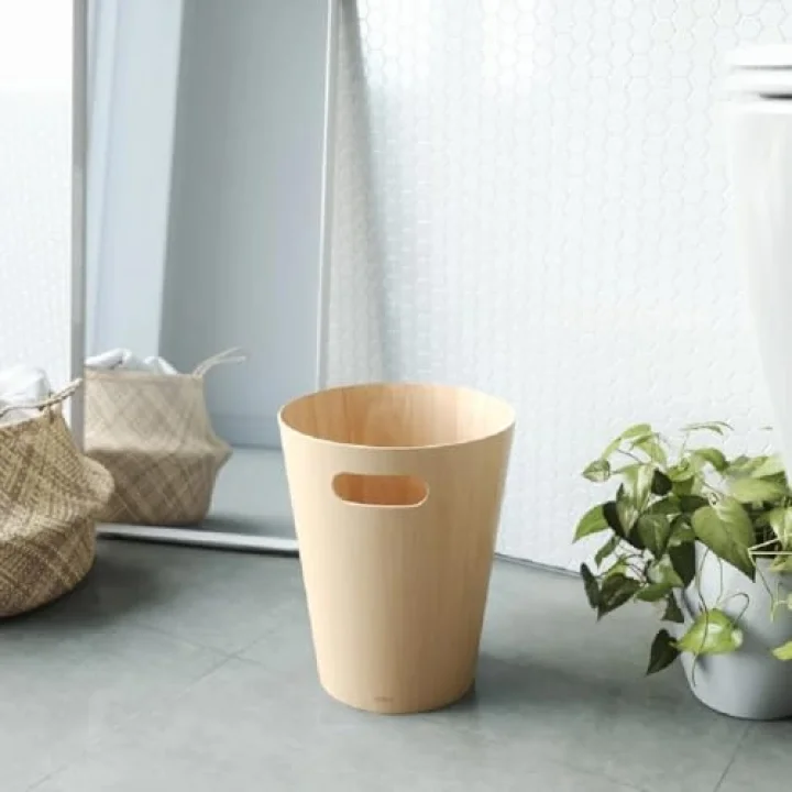 Woodrow Çöp Kovası 2 Galon (7,5 L) Kapasiteli Doğal Renk