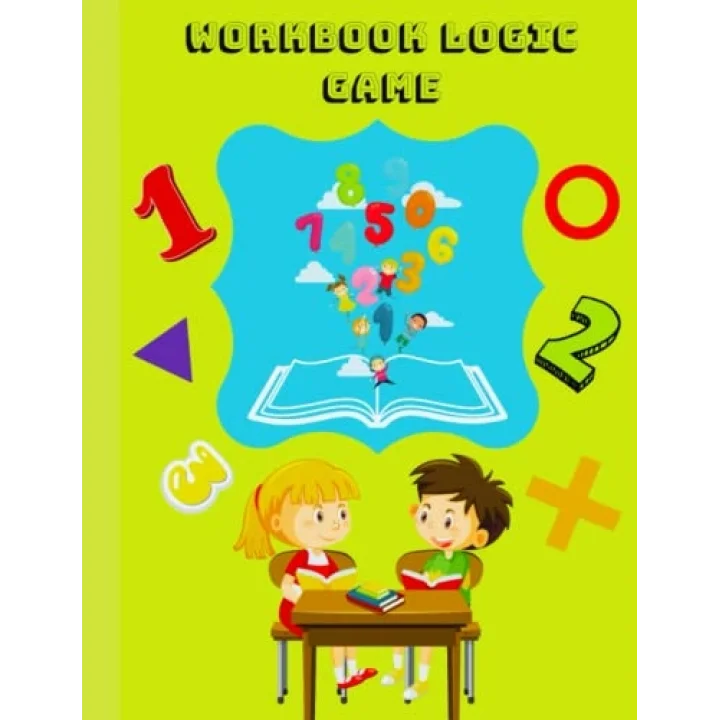 Workbook logic game: Interactive, thinking, action game for 2 players