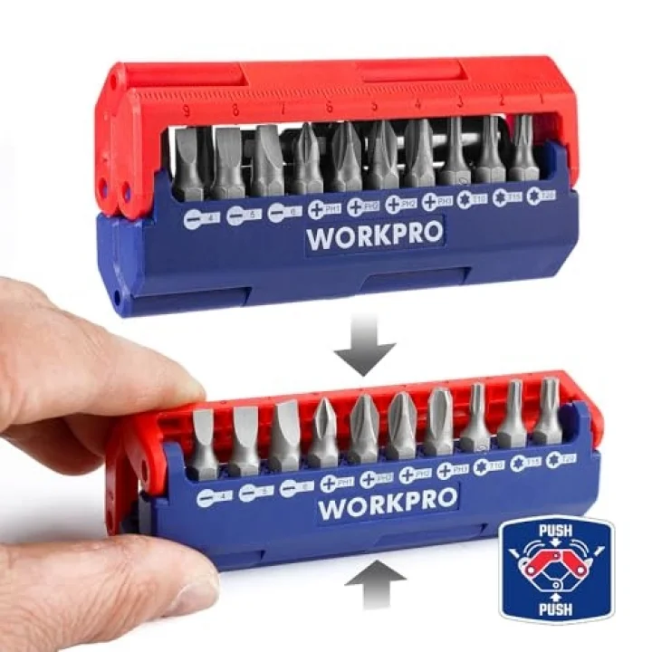 WP221062 13 Parça Manyetik CR-V Vidalama Bits Uç Seti