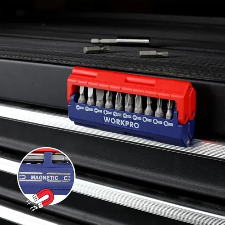 WP221062 13 Parça Manyetik CR-V Vidalama Bits Uç Seti