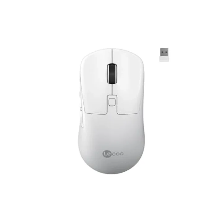 WS216 Kablosuz 1600DPI 7 Tuşlu Sessiz PC, Mac, Dizüstü Bilgisayar için, USB Mini Alıcı ile Optik Mouse Beyaz