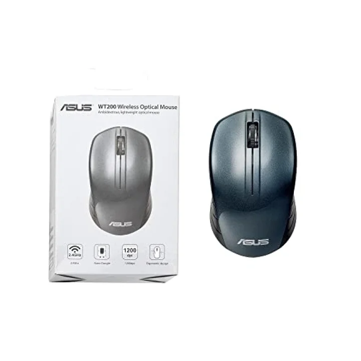 WT200 USB 2.4ghz Optik Wireless Blue Ergonomik Mini Mouse (MAVİ)