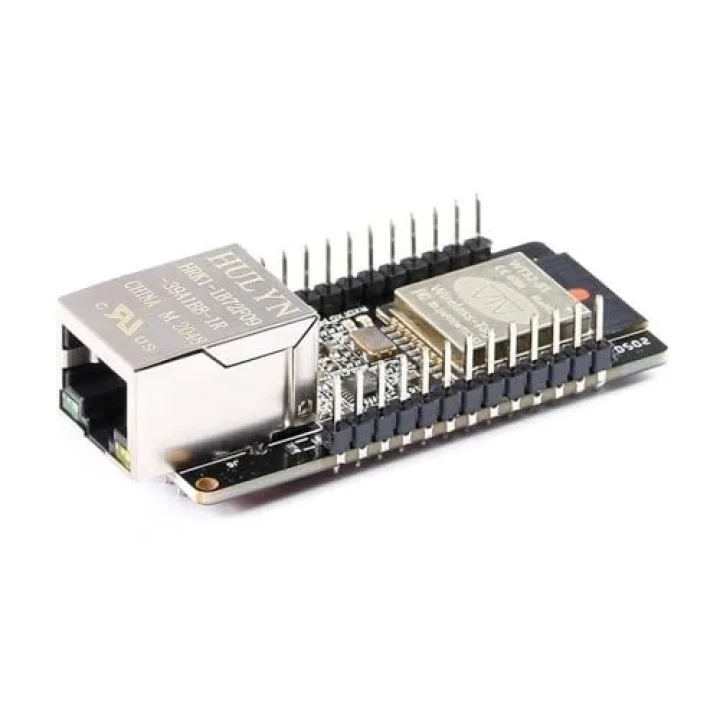 WT32-ETH01 ESP32 Serial to Ethernet Modül (V1.4) | LAN8720A 10/100M | WiFi + Bluetooth | UART-TCP/IP Gateway | 3.3V/5V Besleme | RX/TX LED