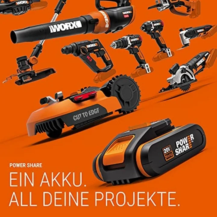 WX102 20Volt/2.0Ah Li-ion Çift Akülü Kömürsüz Profesyonel Şarjlı Matkap