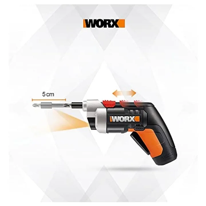 WX252 4Volt/1.5Ah. Li-ion Şarjlı Tornavida + 10 adet Bits Uç