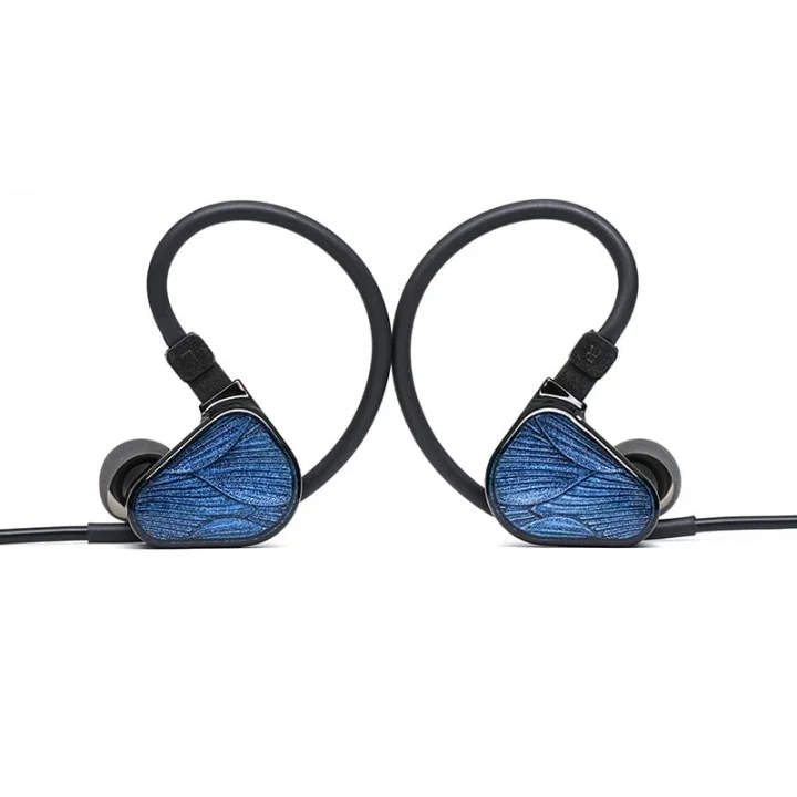x Crinacle Zero: BLUE2 Çift Dinamik Sürücülü Kulak İçi Kulaklık, Çıkarılabilir Kablo (3,5 mm + mikrofon kablosu)