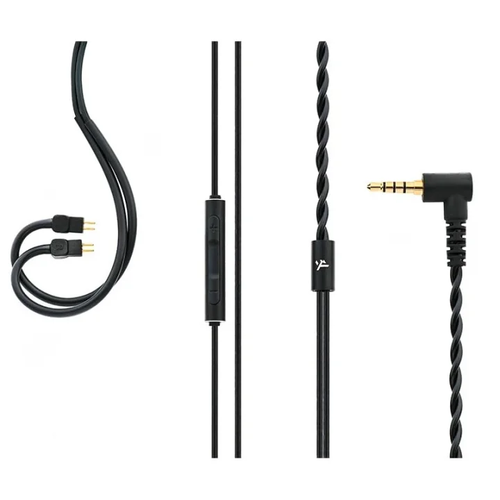 x Crinacle Zero: BLUE2 Çift Dinamik Sürücülü Kulak İçi Kulaklık, Çıkarılabilir Kablo (3,5 mm + mikrofon kablosu)