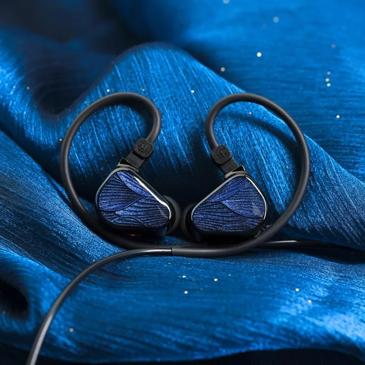 x Crinacle Zero: BLUE2 Çift Dinamik Sürücülü Kulak İçi Kulaklık, Çıkarılabilir Kablo (3,5 mm + mikrofon kablosu)