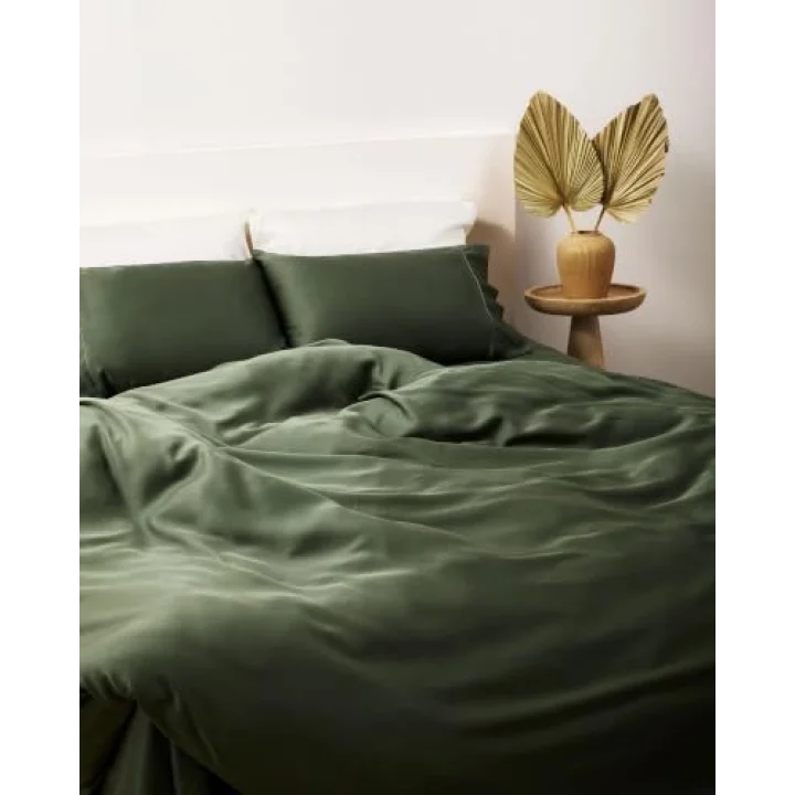 X TENCEL™ Lyocell King Nevresim Kılıfı Yeşil
