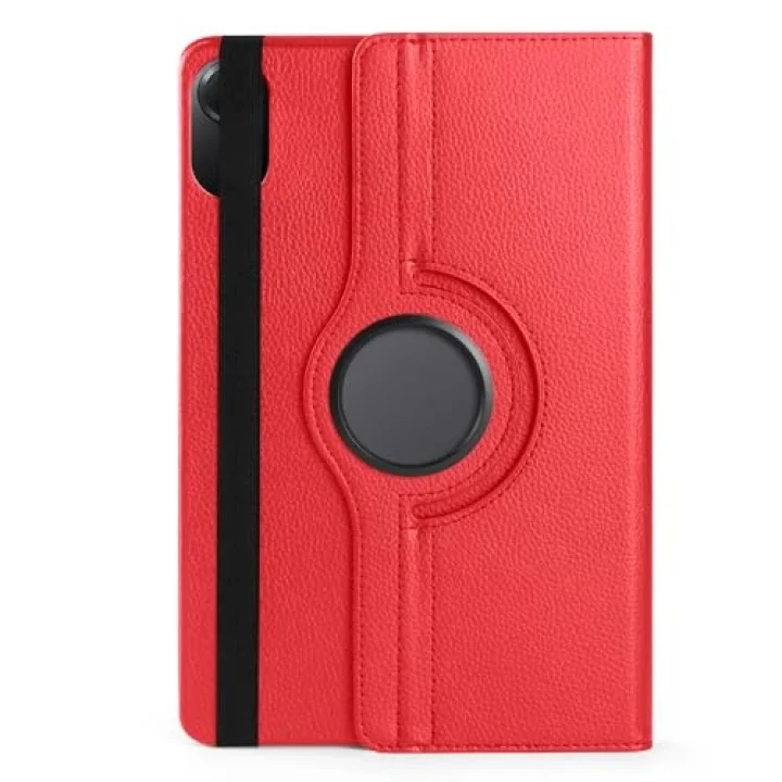 Xiaomi ile uyumlu Redmi Pad 2 2025 Dönebilen Standlı Kılıf Kırmızı
