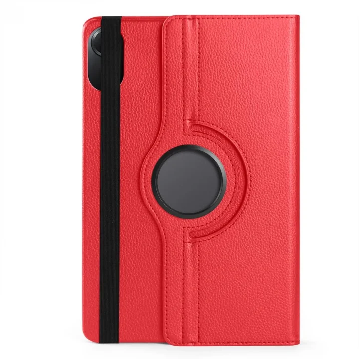 Xiaomi ile uyumlu Redmi Pad 2 2025 Dönebilen Standlı Kılıf Kırmızı