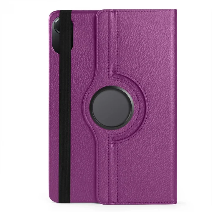 Xiaomi ile uyumlu Redmi Pad 2 2025 Dönebilen Standlı Kılıf Mor