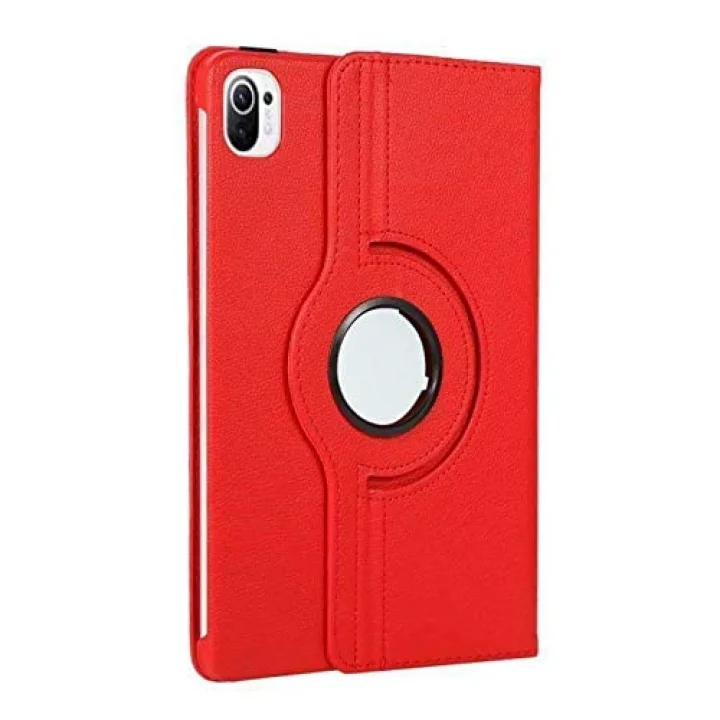 Xiaomi Mi Pad 5/5 Pro ile uyumlu Kılıf 360 Dönebilen Standlı Case Kırmızı