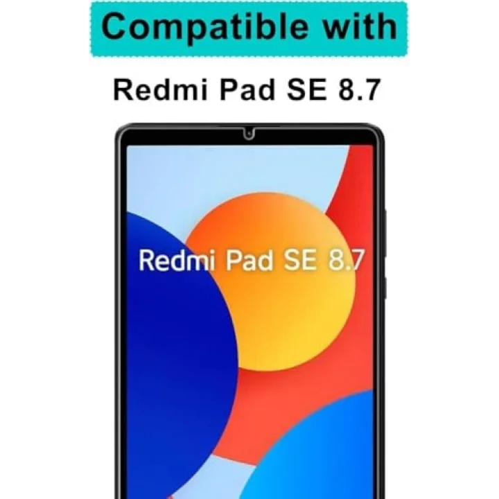Xiaomi Redmi Pad SE 8.7inç ile uyumlu Tablet Temperli Cam Ekran Koruyucu Şeffaf