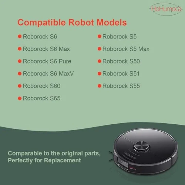 Xiaomi Roborock elektrikli süpürge S5 Max S6 Max S6 Pure S6 MaxV S50 S51 S55 S60 S65 S5 S6 için yedek parçalar, aksesuar kiti ana fırça, yan fırça, HEPA filtre, temizlik aleti