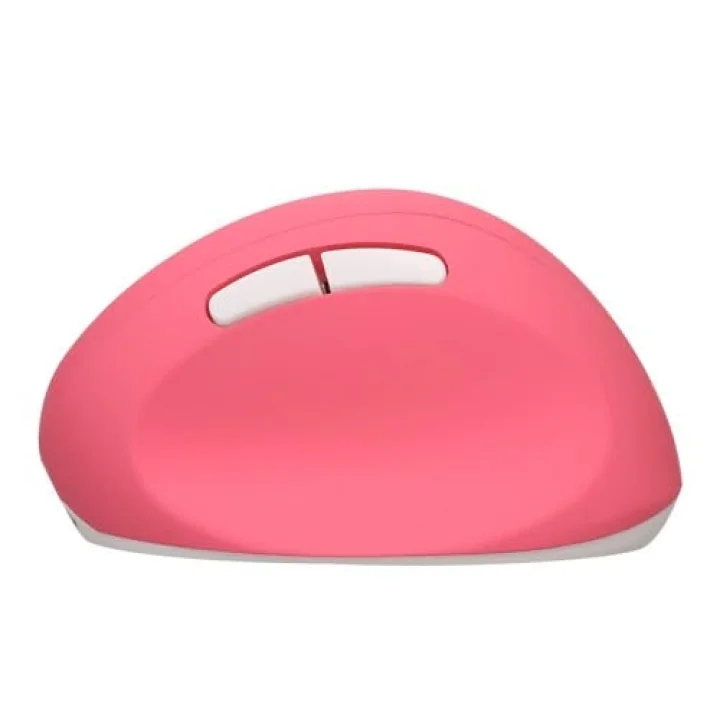 Y08 Dikey Kablosuz 2.4G Sessiz Şarjlı 6 Tuşlu Vertical Mouse 1600DPI 400mAh Pembe