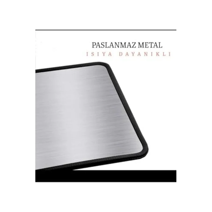 Yağ Sıçratmaz Ocak Arkası Koruyucu 60x30 Cm Paslanmaz Metal Sac