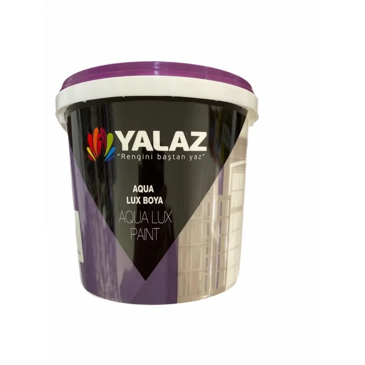 Mey İthalat® Yalaz Su Bazlı Parlak Beyaz İç Dış Boya 2,5 Litre