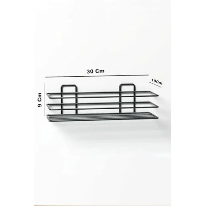 Yapışkanlı Banyo Rafı Duş Şampuanlık Duvar Düzenleyici Organizer