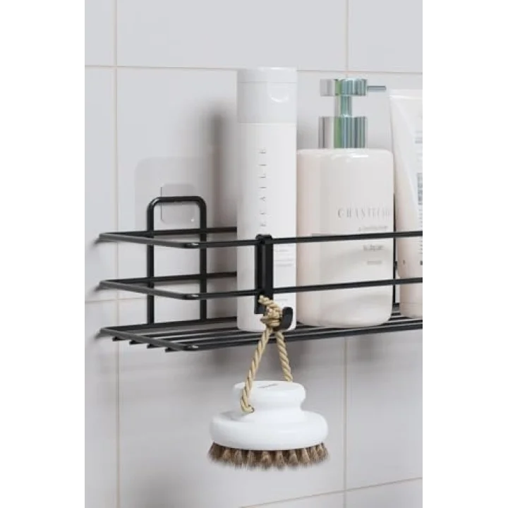 Yapışkanlı Banyo Rafı Duş Şampuanlık Duvar Düzenleyici Organizer