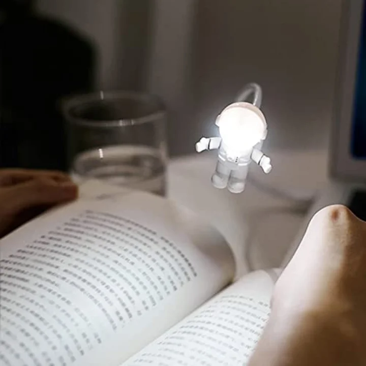 Yaratıcı Astronot USB Işık Esnek USB Led Işık Dizüstü Bilgisayar, Masaüstü, PC ve MAC Bilgisayar için, Güç Bankası veya Dizüstü Bilgisayardan Güç