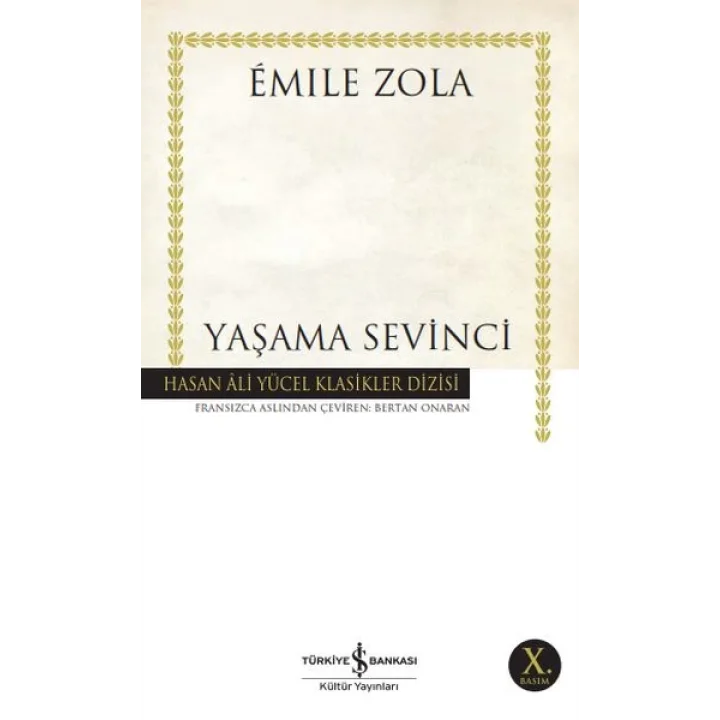 Yaşama Sevinci - Hasan Ali Yücel Klasikleri