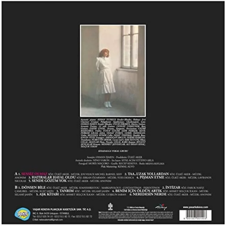 Yaşar Plak Lp-Nilufer- Sensiz Olmaz