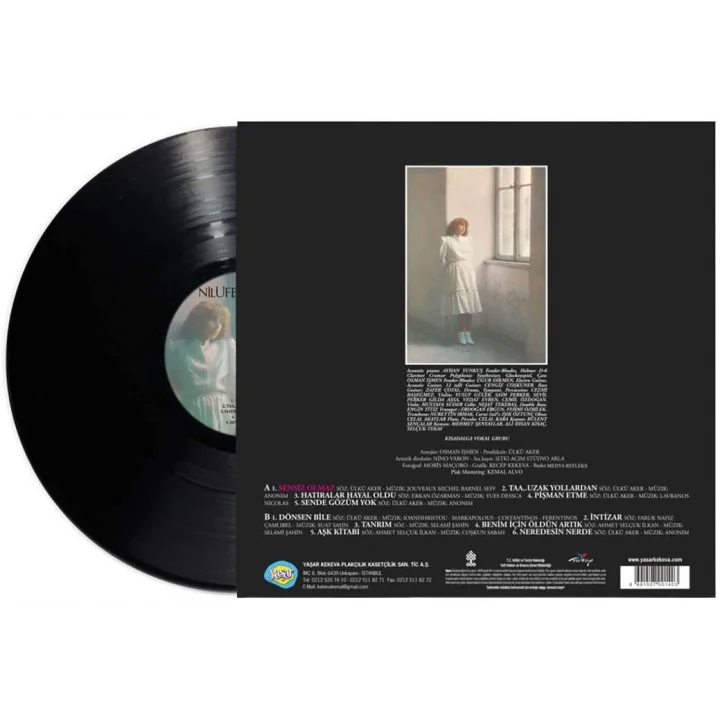 Yaşar Plak Lp-Nilufer- Sensiz Olmaz