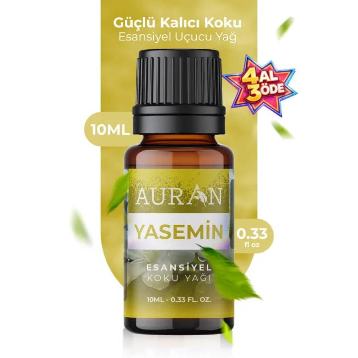 Yasemin Esansiyel Uçucu Koku Yağı Difüzör Esansı Buhurdanlık Yağı Aromaterapi Yağı 10ml