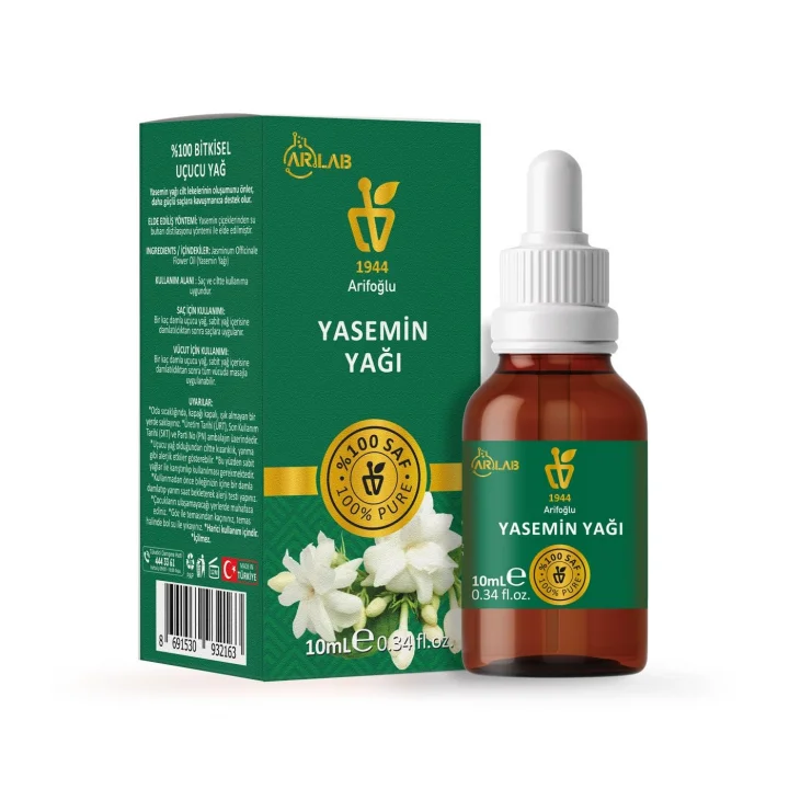 Yasemin Yağı 10ml%100 Saf Yağ ARLAB Pure Jasmine Oil 10ml