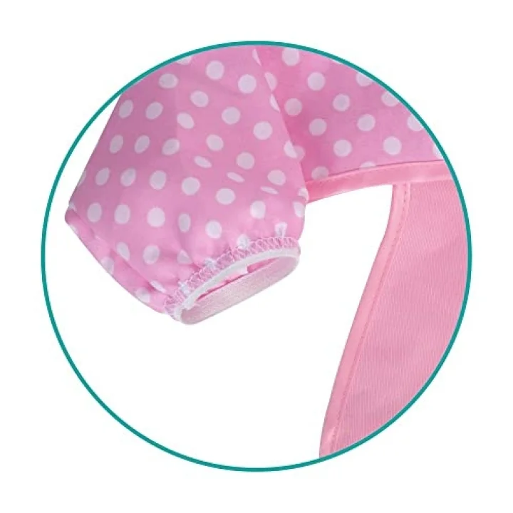Yeni Ekonomik Kollu Mama Önlüğü Pembe - Mommyslab