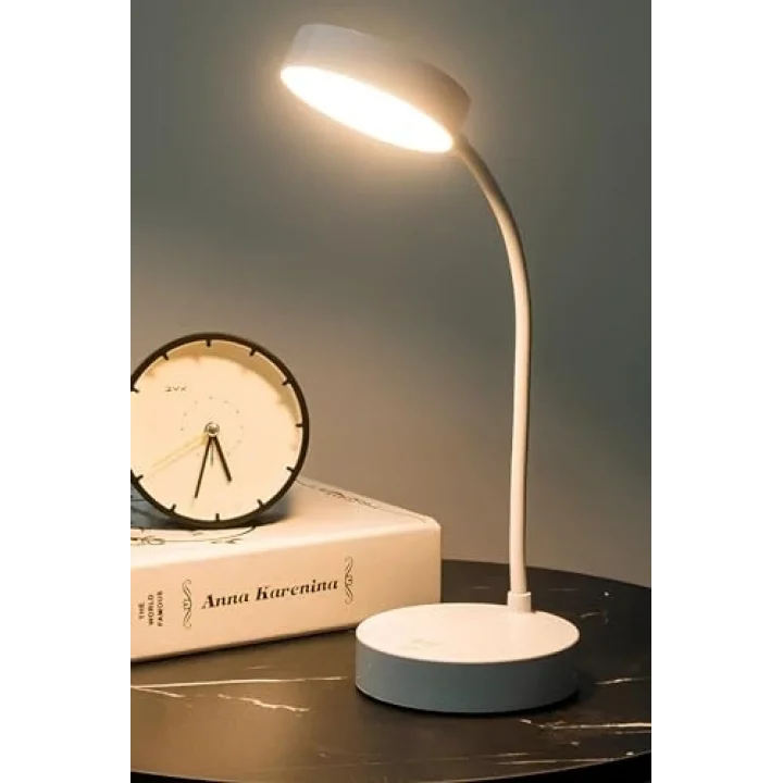 Yeni Nesil Şarjlı Masa Lambası Akrobatik Renk Seçenekli 20 Ledli Dokunmatik Flexible Lamba