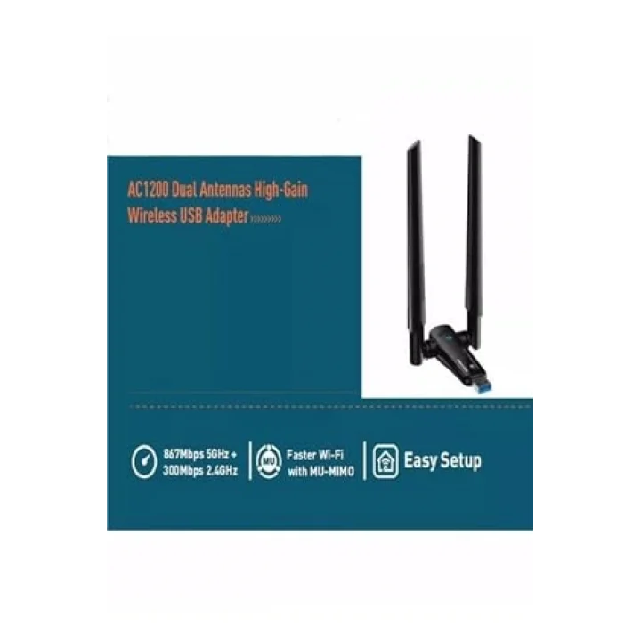 Yeni Versiyon Ac1200 Dual Band 2.4g & 5g Destekli Wi-fi Adaptörü Usb 3.0 Kablosuz Wireless Adaptör
