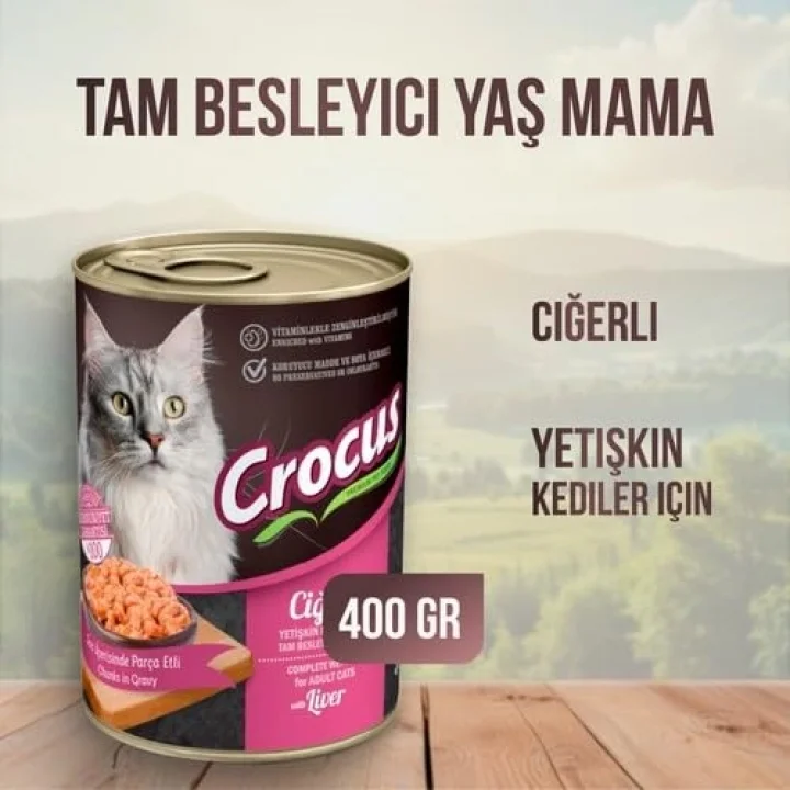 Yet. Kedi Ciğerli Yaş Mama 400G, 855-091