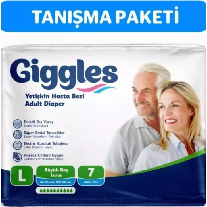 Yetişkin Bel Bağlamalı Hasta Bezi Large 7li 1 Paket 7 Adet