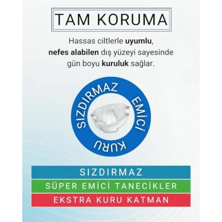 Yetişkin Hasta Bantlı Bez Medium 120 Adet – Koli, Sızdırmaz