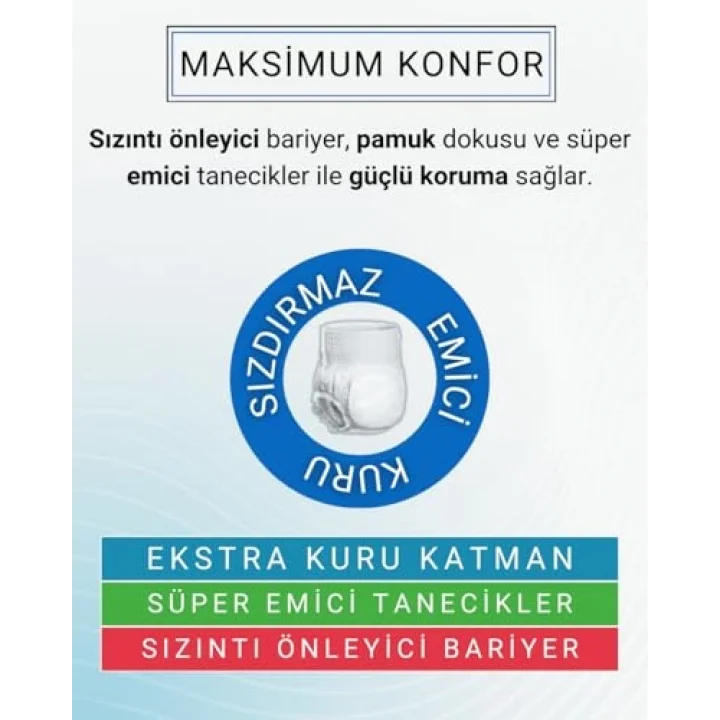 Yetişkin Hasta Emici Külot Bez Large (L) 7 Adet – Yüksek Emicilik, Sızdırmaz