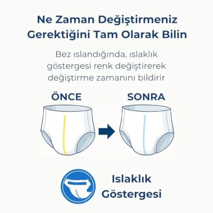 Yetişkin Hasta Emici Külot Bez Medium 10 Adet