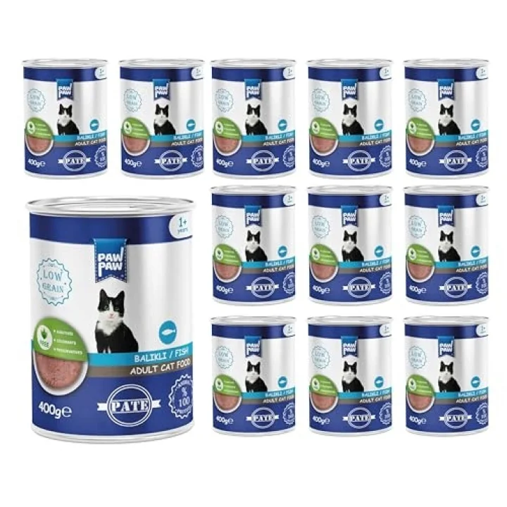 Yetişkin Kedi Balıklı Pate 400 Gr x 12 Adet