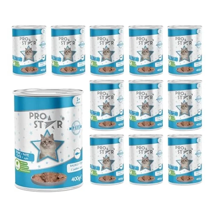 Yetişkin Kedi Balıklı Pate 400 Gr x 12 adet