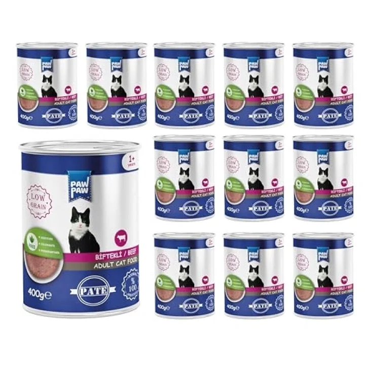 Yetişkin Kedi Biftekli Pate 400 Gr x 12 Adet