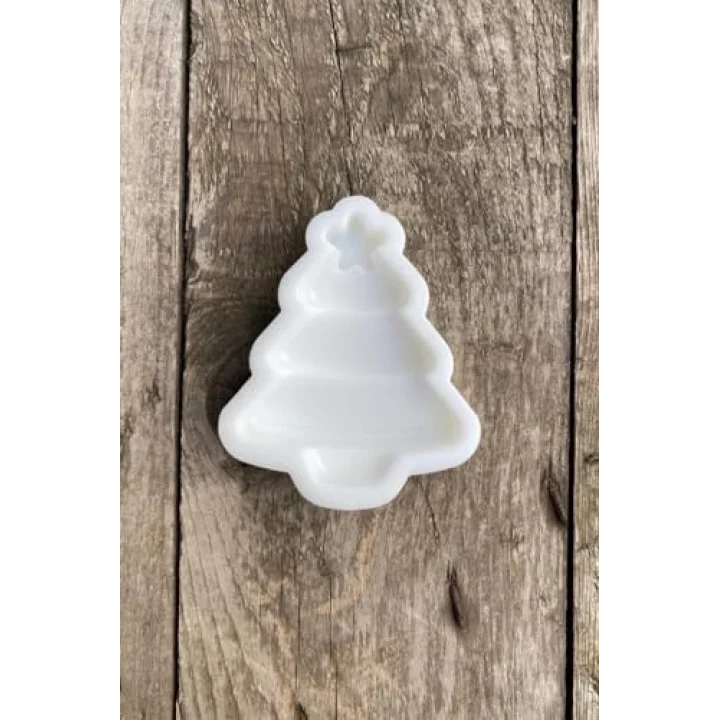 Yılbaşı Çam Ağacı Mum Kalıbı (Silikon)